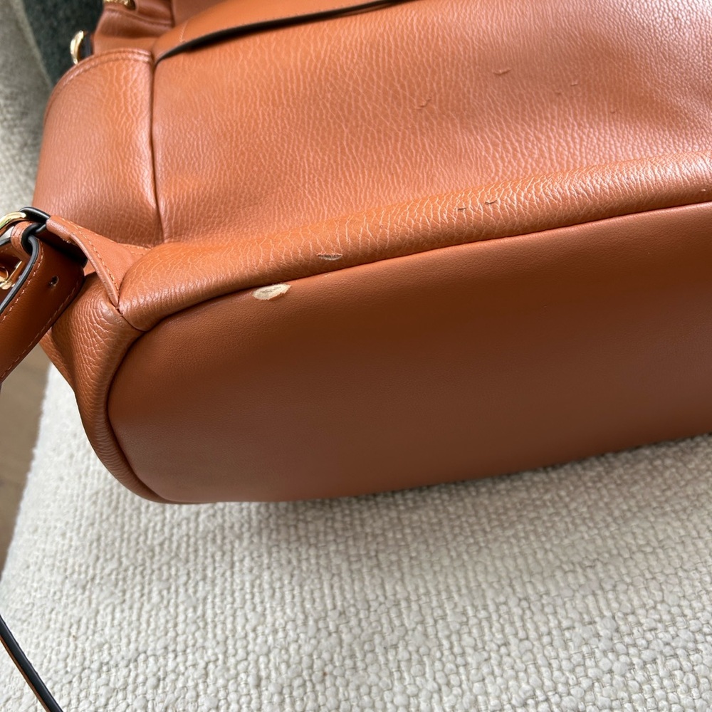 Brown Leather Backpack - Picture 11 of 16